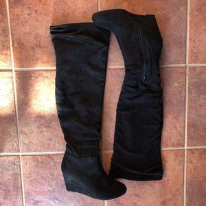 Over Knee Wedge Boots